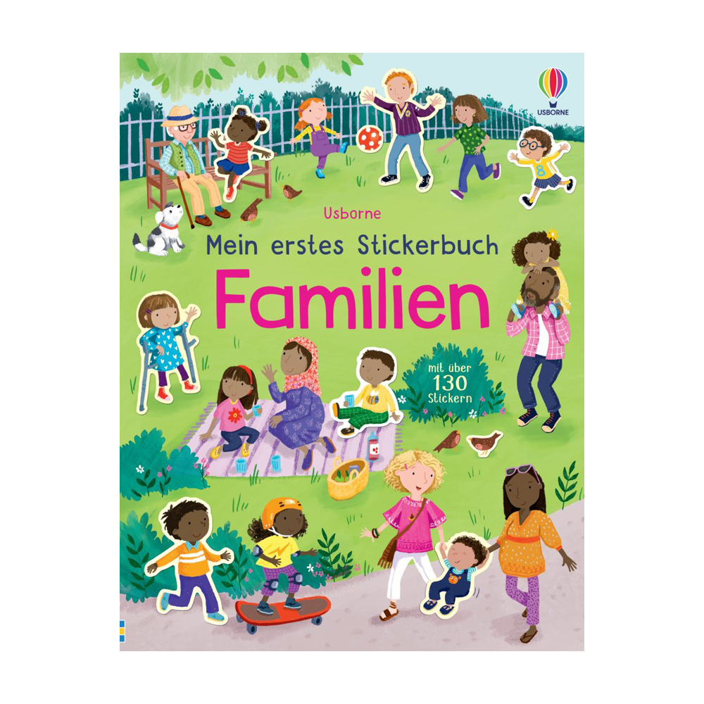 Mein erstes Stickerbuch: Familien