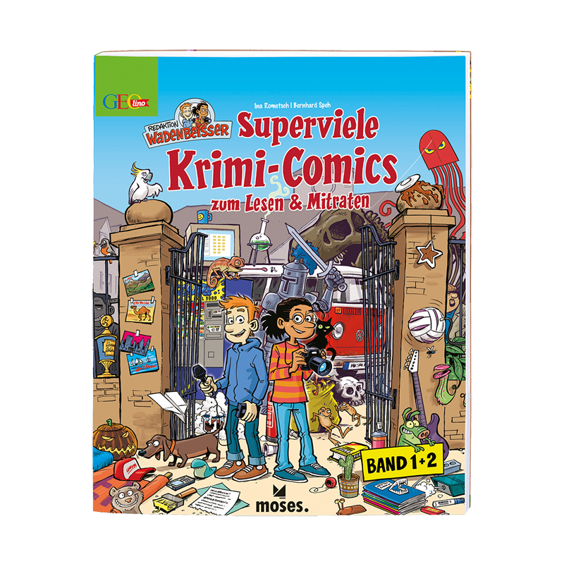GEOlino Wadenbeißer: Superviele Krimi-Comics zum Lesen & Mitraten