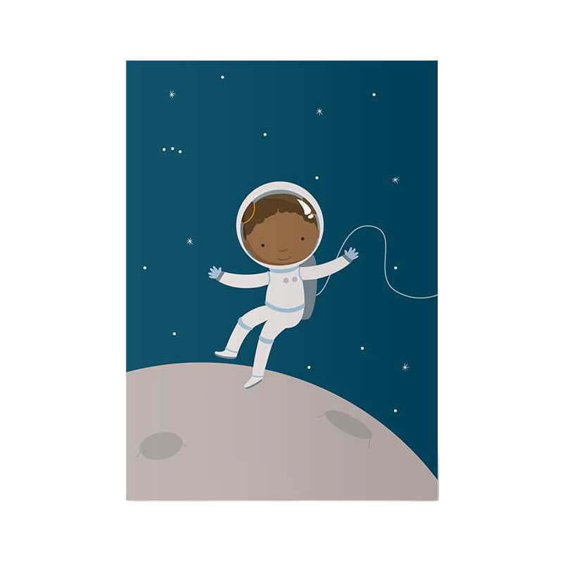 Schwarze Astronautin, light-skinned