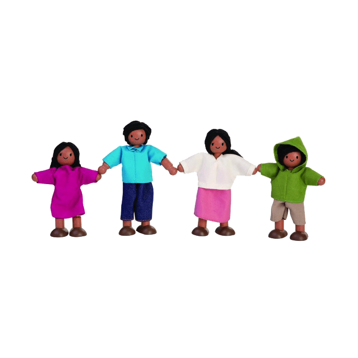 Puppenhaus-Figur: Familie of Color