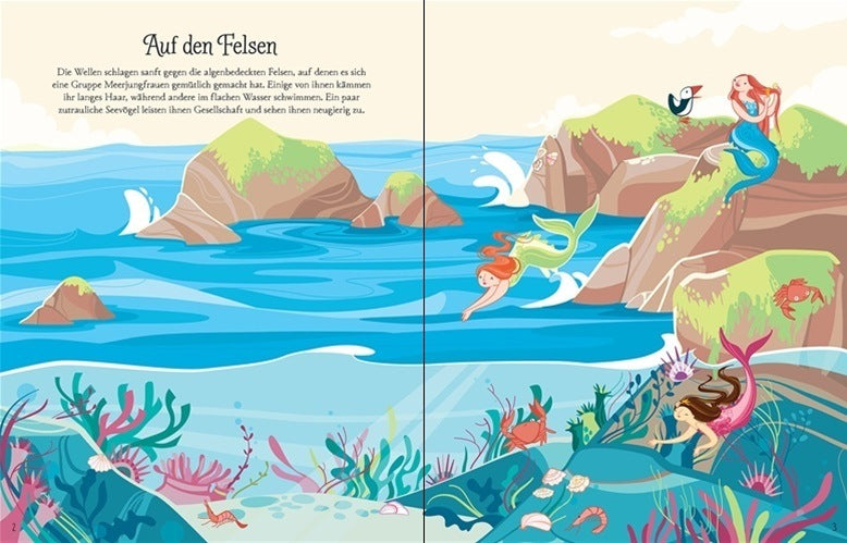 Mein funkelndes Stickerbuch: Meerjungfrauen