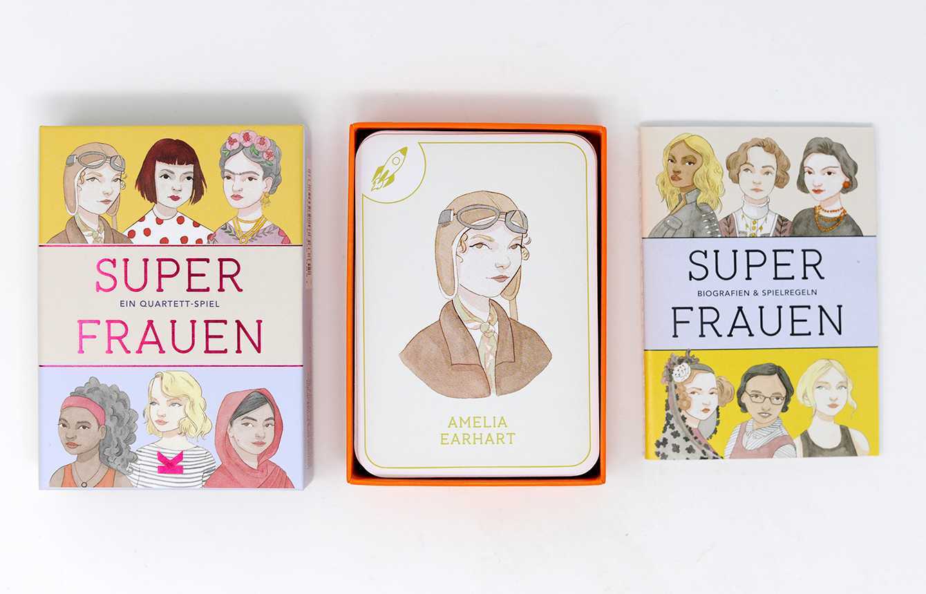 Super Frauen - Ein Quartettspiel