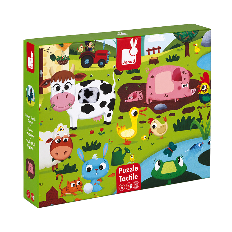 Taktiles Puzzle: Bauernhof (20 Teile)