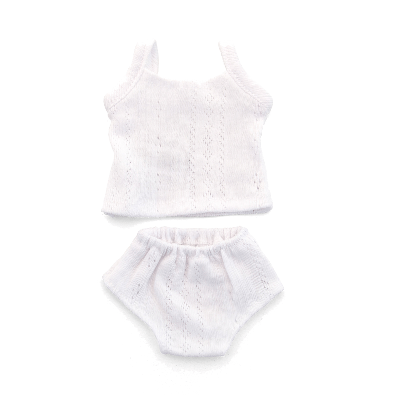 Puppenkleidung: weiße Unterwäsche (38 cm)