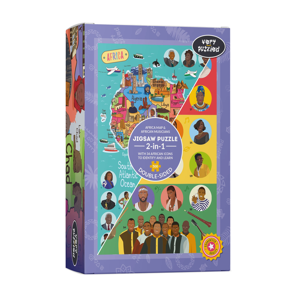 Das 2-in-1 Afrika-Puzzle, 500 Teile