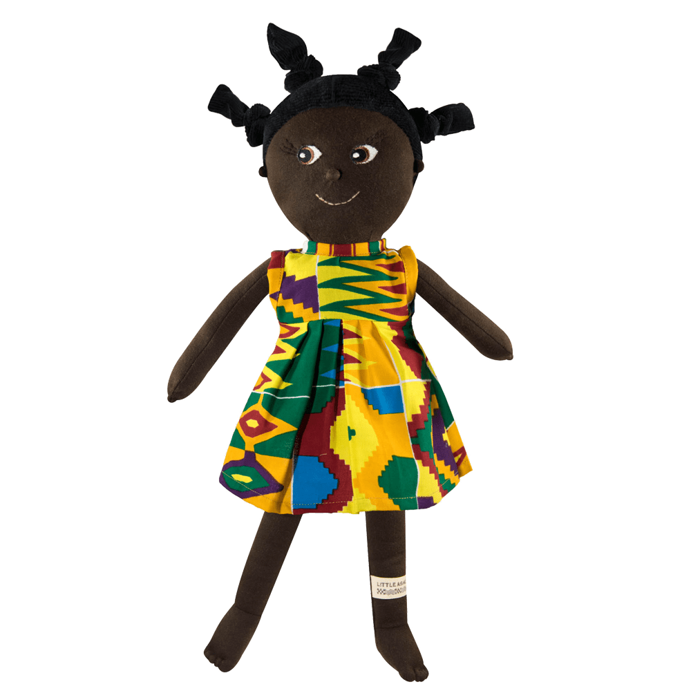 Puppenkleidung: Kente-Kleid (Little Ashé)