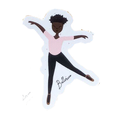 Sticker: Ballerino (darkskinned)