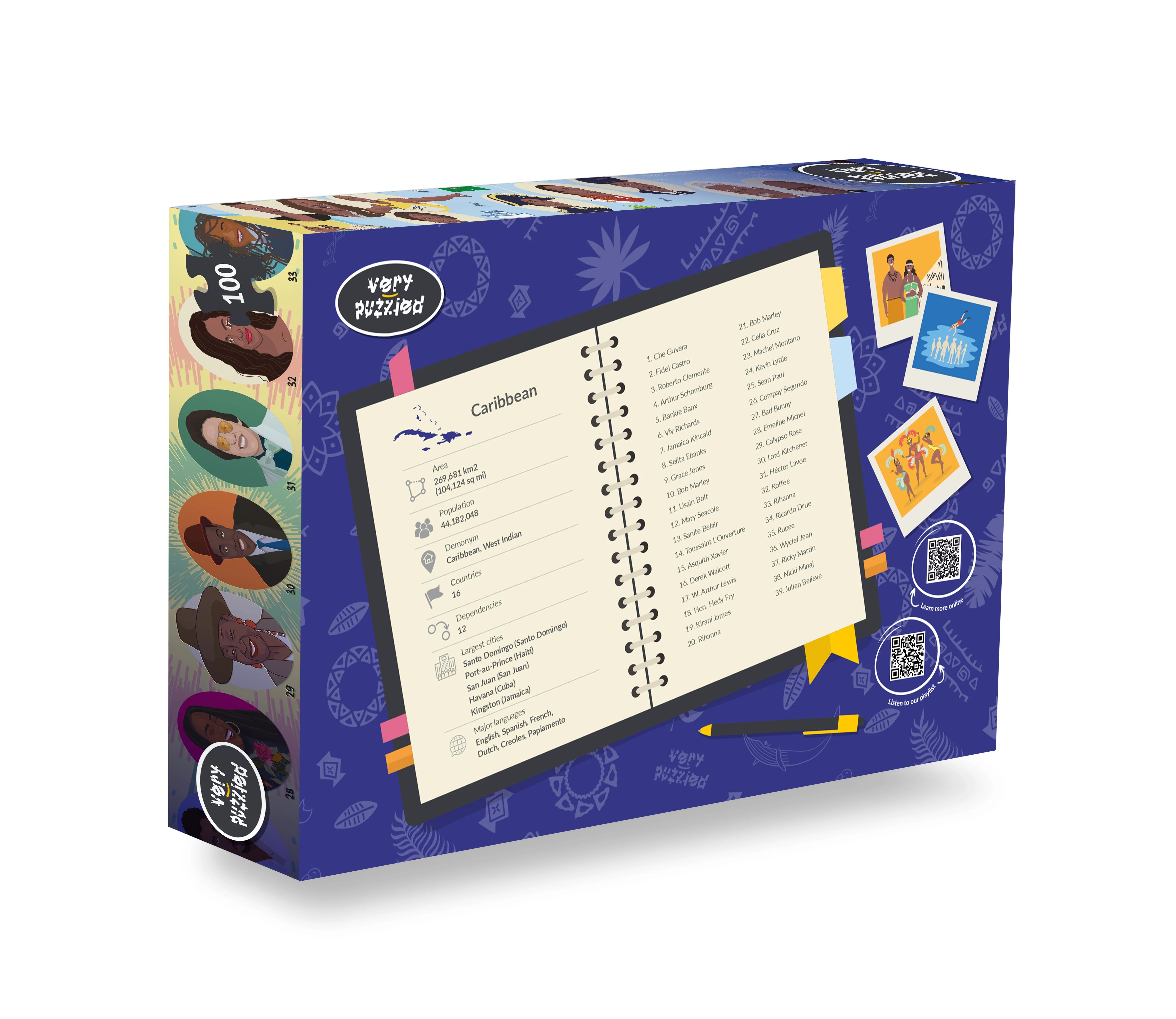 2-in-1 Karibik-Puzzle, 100 Teile