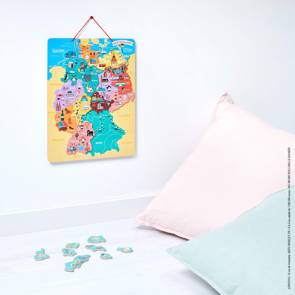 Magnetspiel: Deutschlandkarte