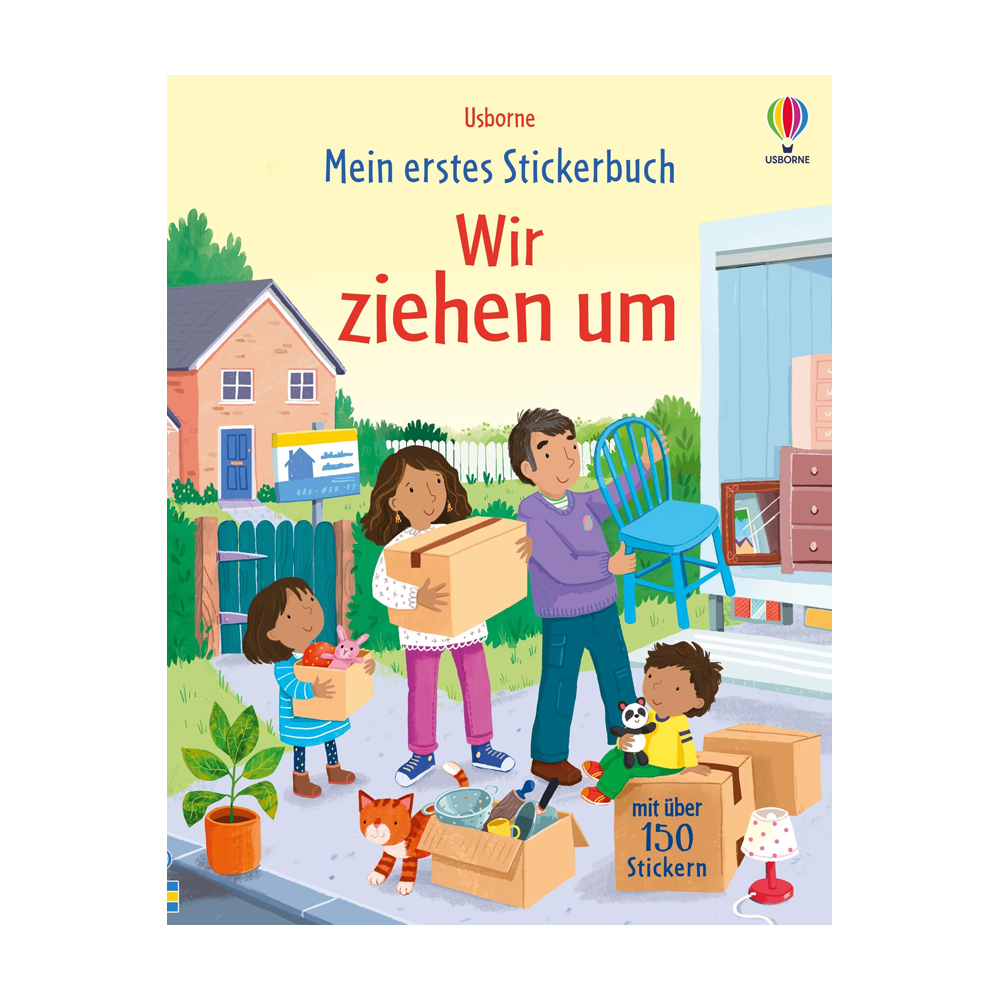Mein erstes Stickerbuch: Wir ziehen um