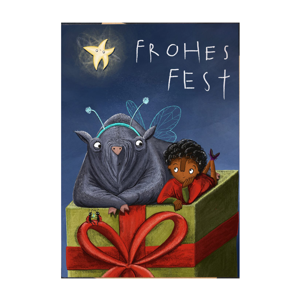 Postkarte "Frohes Fest"
