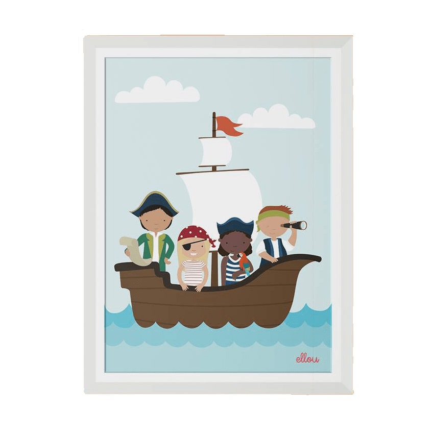 Poster: Die Piratenbande (A4)
