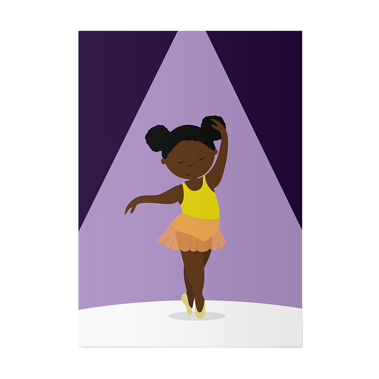 Ballerina (Postkarte)