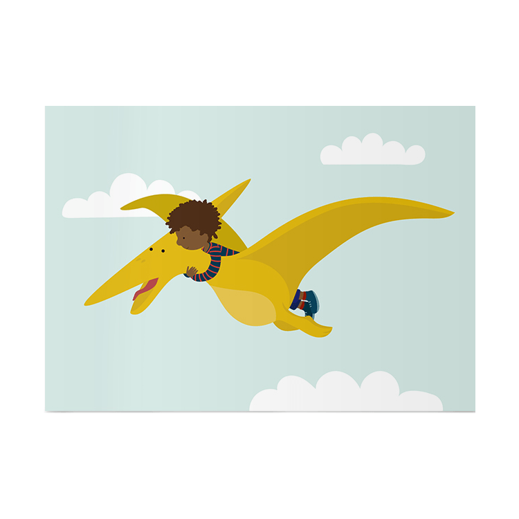 Eine Dino-Freundschaft (Postkarte)