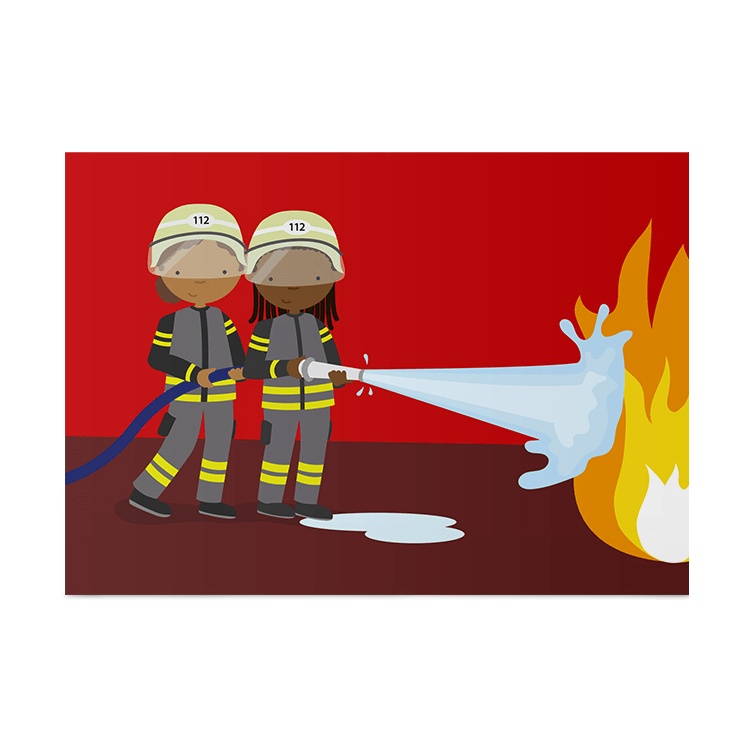 Feuerwehr (Postkarte)