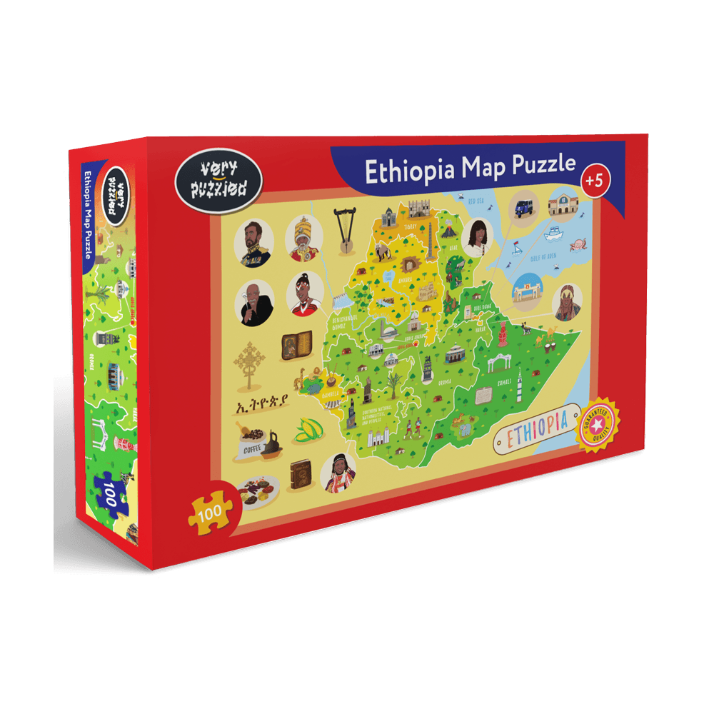 Äthiopien-Puzzle, 100 Teile